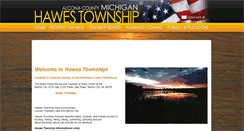 Desktop Screenshot of hawestownship.com